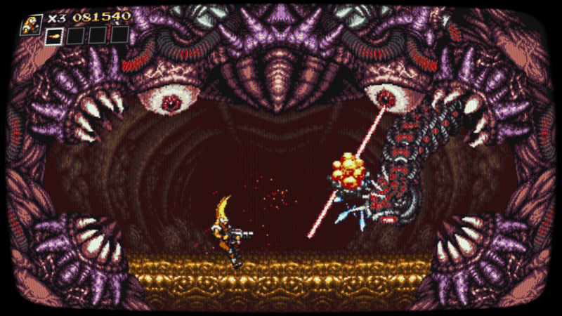 Illustration for article titled Blazing Chrome Is A Fine Love Letter To 16-Bit Contra